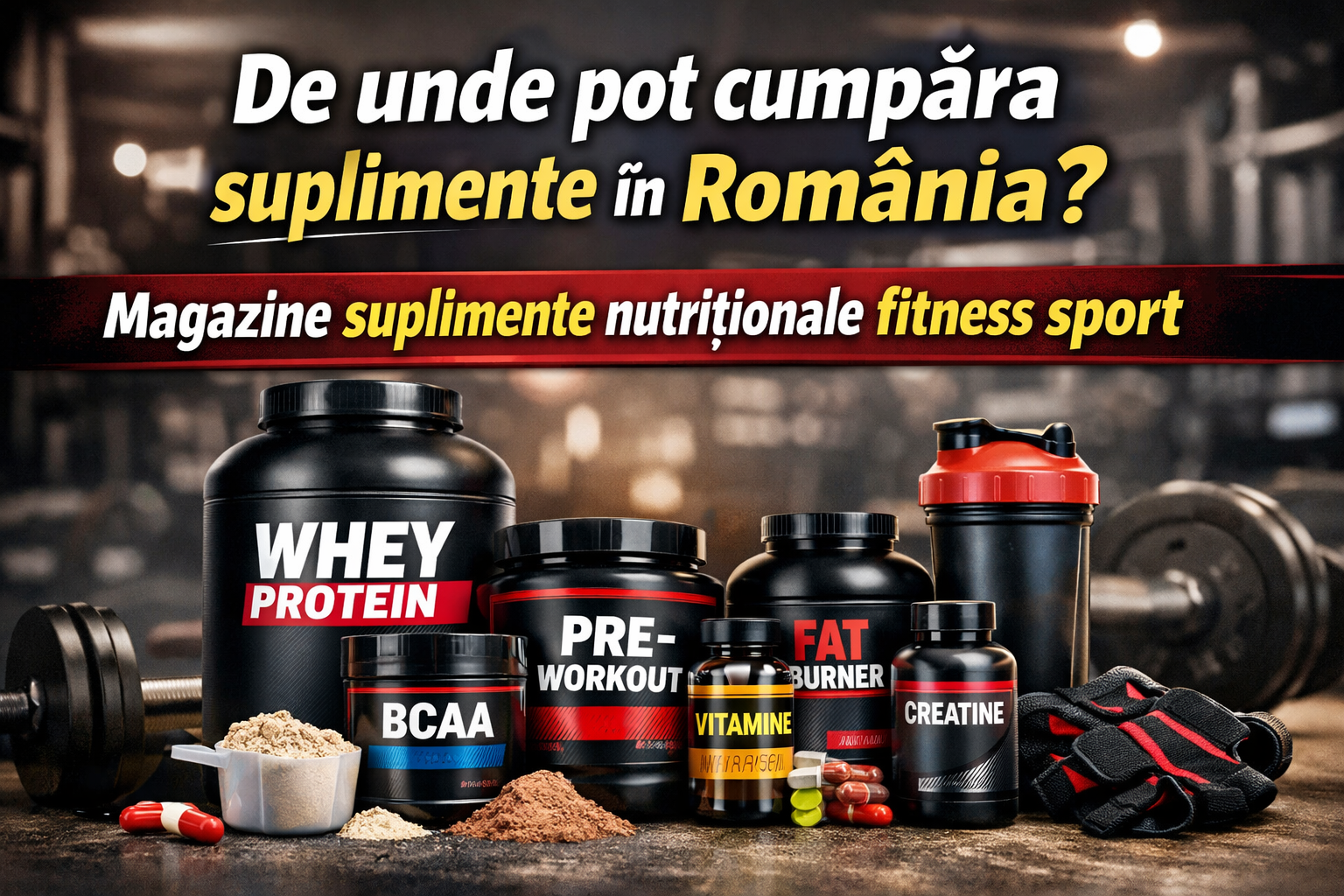 De unde pot cumpara suplimente in Romania Magazine suplimente nutritionale fitness sport
